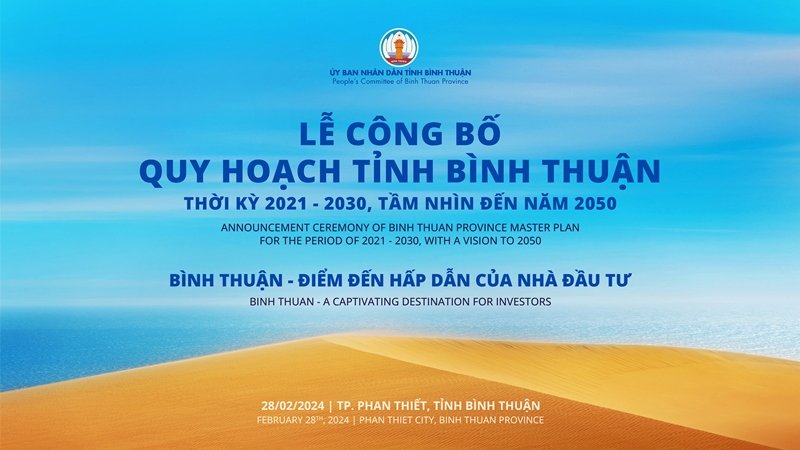 Chuẩn bị chu đáo, trang trọng cho Lễ Công bố Quy hoạch tỉnh Bình Thuận